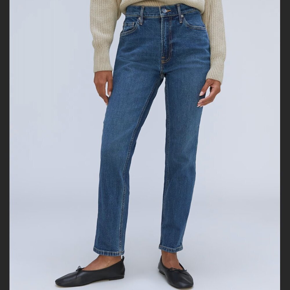 Everlane Original Cheeky Blue Denim Jean Sz 25